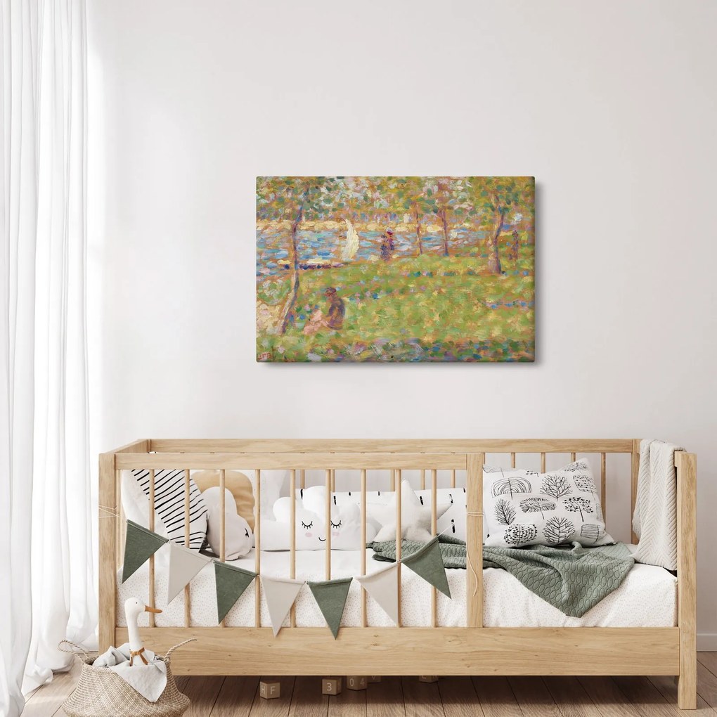 Obraz - Georges Seurat, Study for "La Grande Jatte", reprodukcia (90x60 cm)