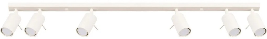 Sollux SL.1499 - Bodové svietidlo RING 6xGU10/10W/230V krémová