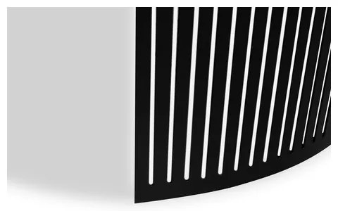 Konferenčný stolík FIKOLI 40x75 cm čierna/zlatý dub