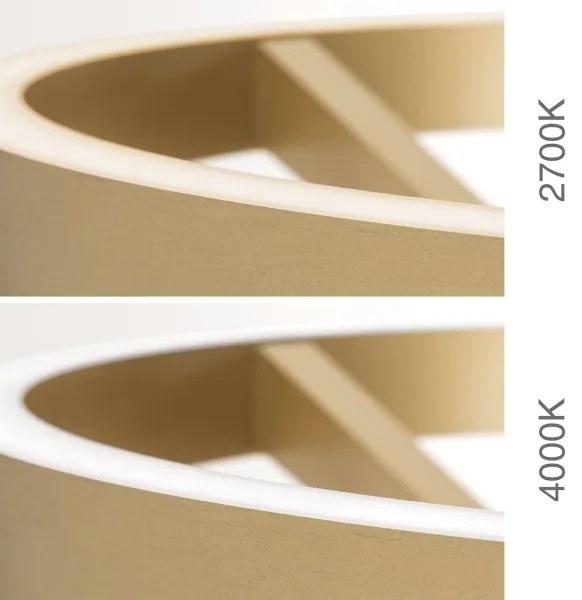 Orion - stmievateľná LED stojacia lampa KOLK LED/40W/230V 2700/4000K zlatá