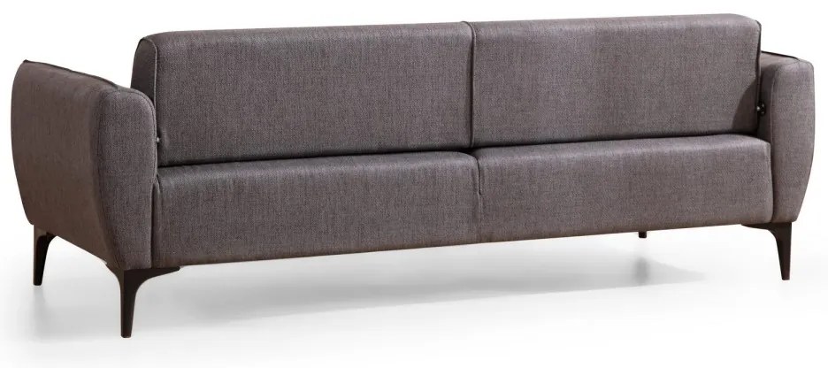 Trojmiestna rozkladacia pohovka Belissimo 220 cm tmavosivá