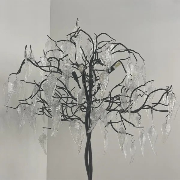 Krištáľová stojacia lampa 5xG9/40W/230V čierna