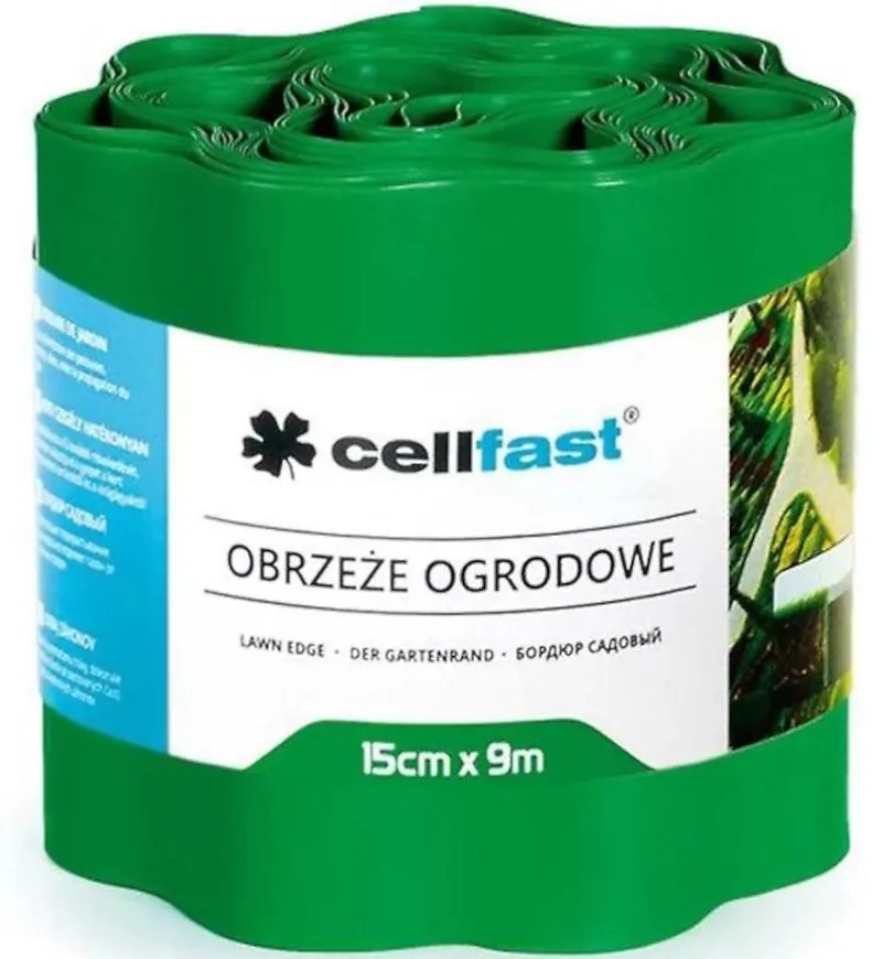 Záhradný obrubník zelené 15cmx9m 30-002