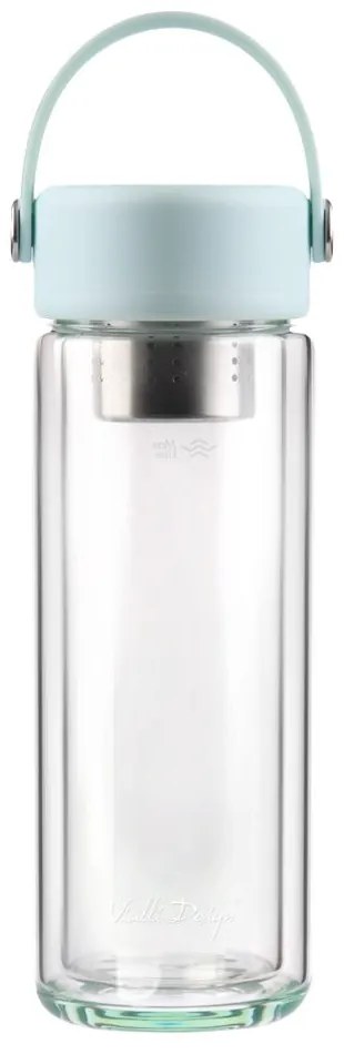Sklenená fľaša v mentolovej farbe 350 ml Fuori – Vialli Design