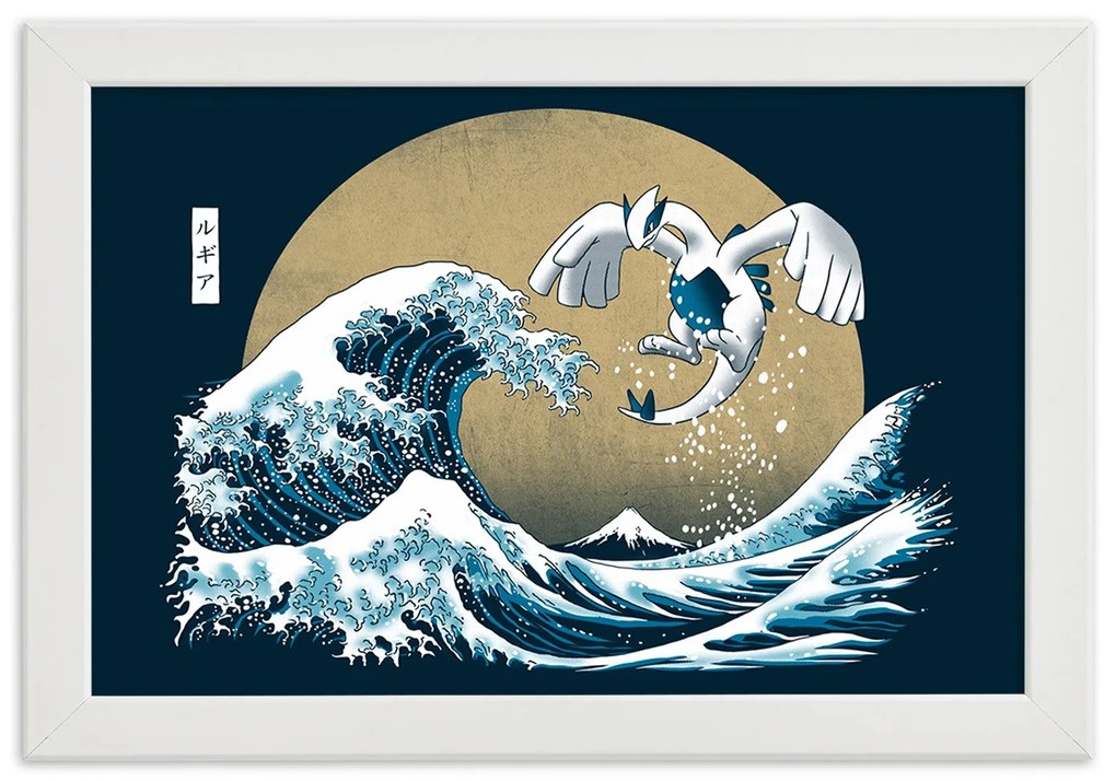 Gario Plagát Tsunami - japonský motív Farba rámu: Bez rámu, Rozmery: 30 x 20 cm