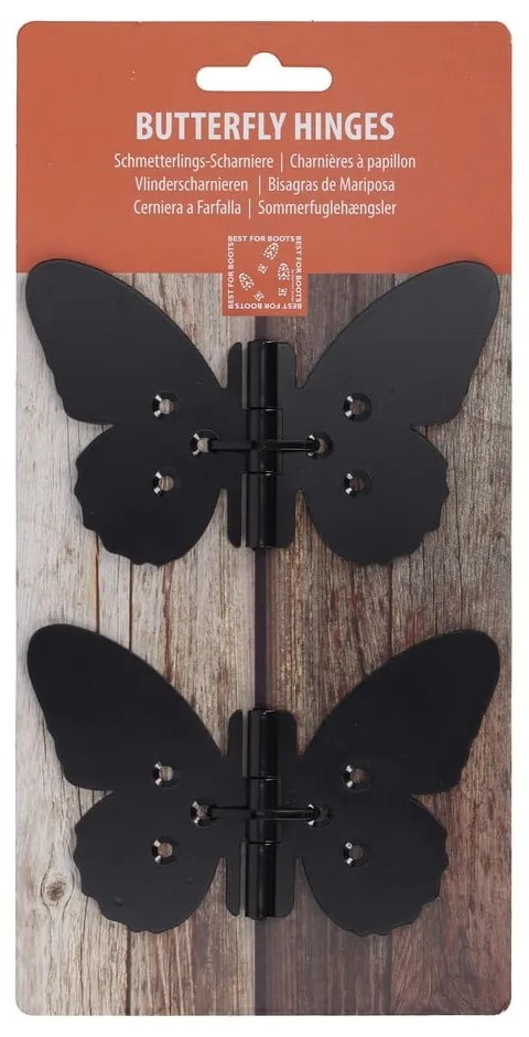 Kovové pánty na dvere 4 ks Butterfly – Esschert Design