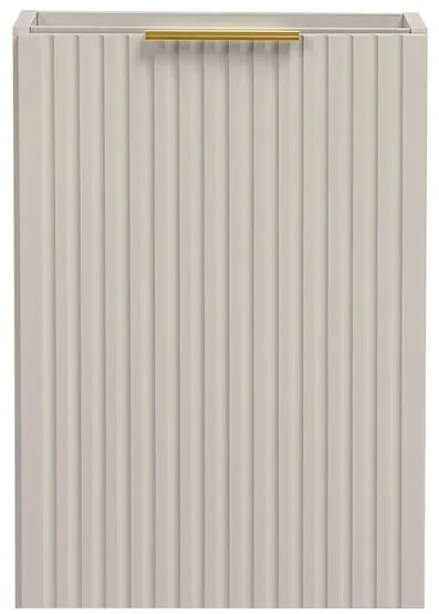 Závesná skrinka Adele Cashmere Vedea so zápustným umývadlom 40 cm kašmírová