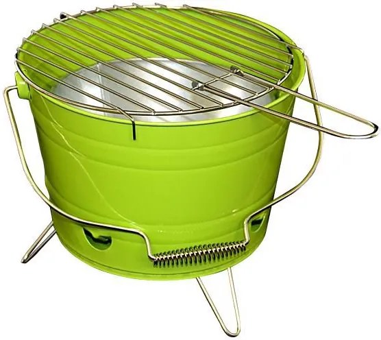 Mini BBQ gril vedro zelený