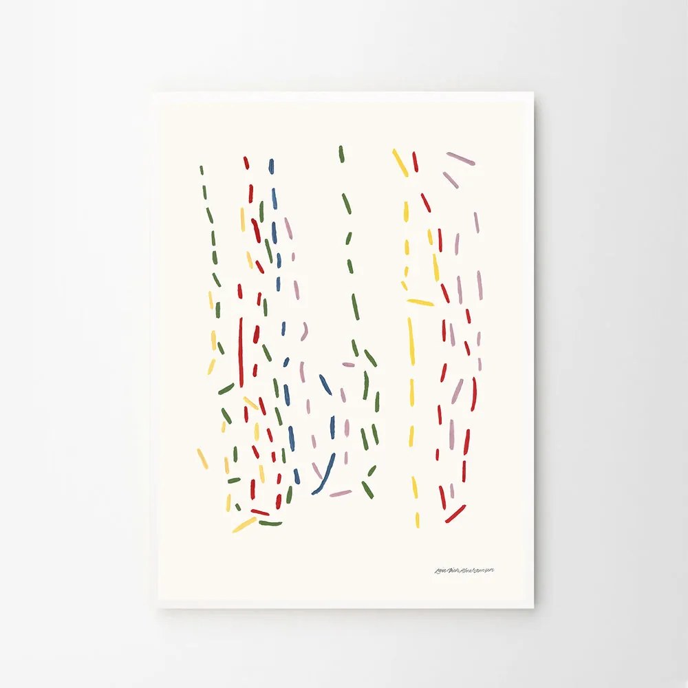 Moikka Plagát 1 - 2 - Many by Leise Dich Abrahamsen 30x40 cm
