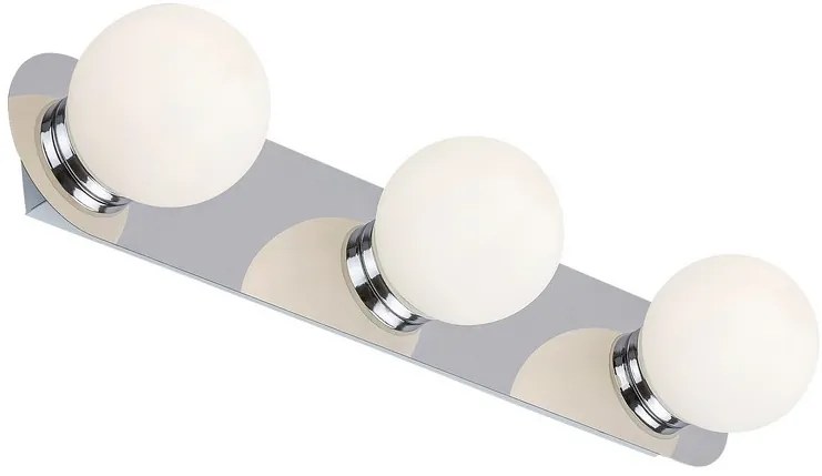 Rabalux Prisadené svietidlo do kúpeľne Becca 3x28W | G9 | IP44 - chróm