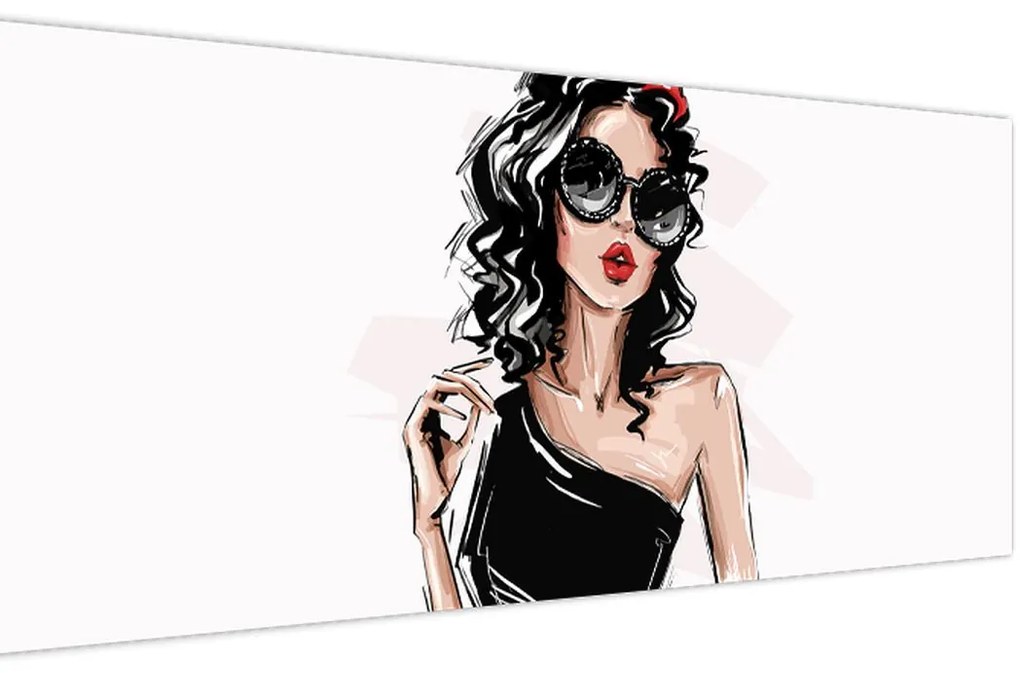 Obraz - Fashion woman (120x50 cm)