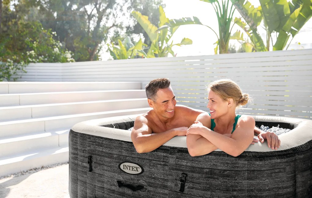 Whirlpool INTEX PureSpa Greystone Bubble Deluxe pre 6 osôb