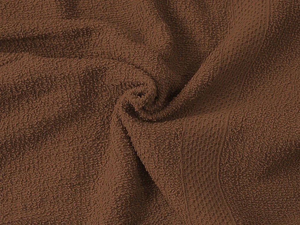 Uterák BASIC ONE 50 x 90 cm hnedý, 100% bavlna