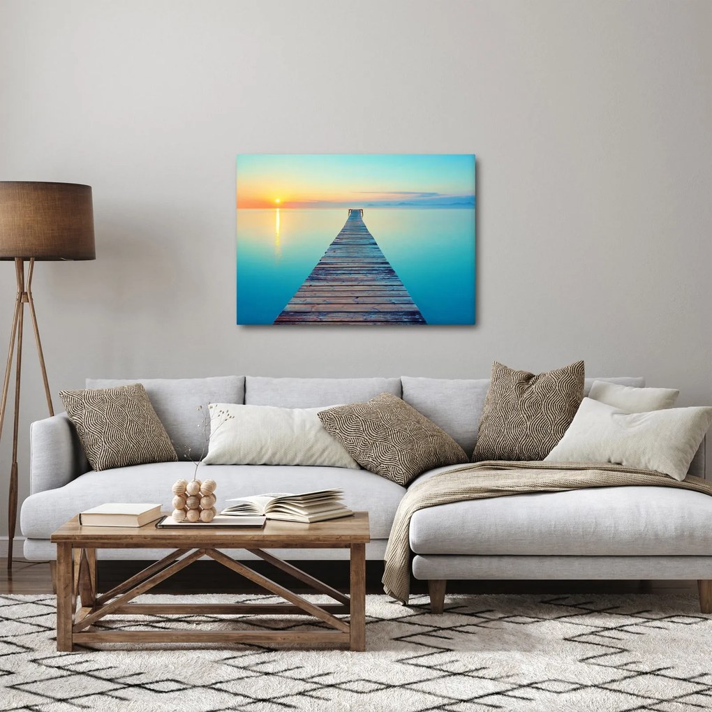 Obraz - Mólo do nekonečna (70x50 cm)