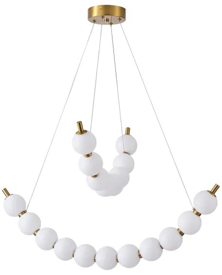 LED Luster na lanku LED/19W/230V 3000K