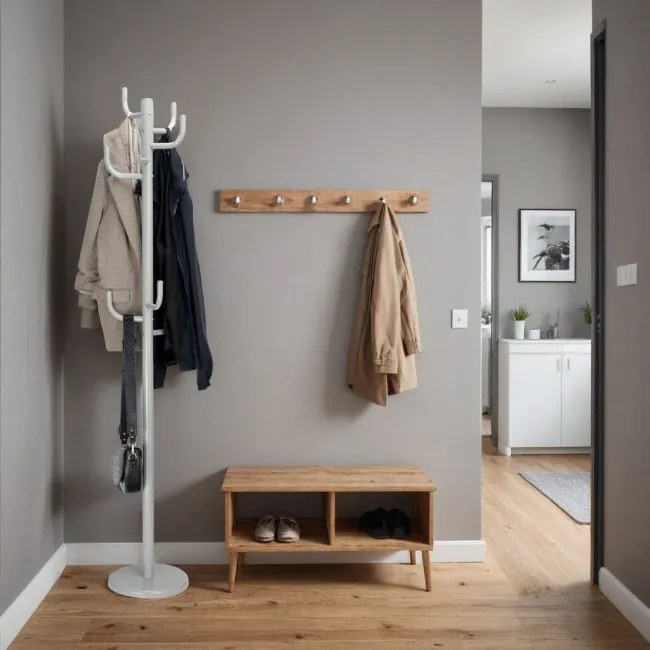 Stojanový vešiak WIKTOR sivý