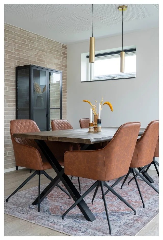 Svetlohnedé čalúnené jedálenské kreslo Harbo – House Nordic