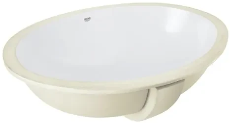 Zápustné umývadlo GROHE Bau Ceramic 56x42 cm alpská biela bez otvoru pre batériu 39423000