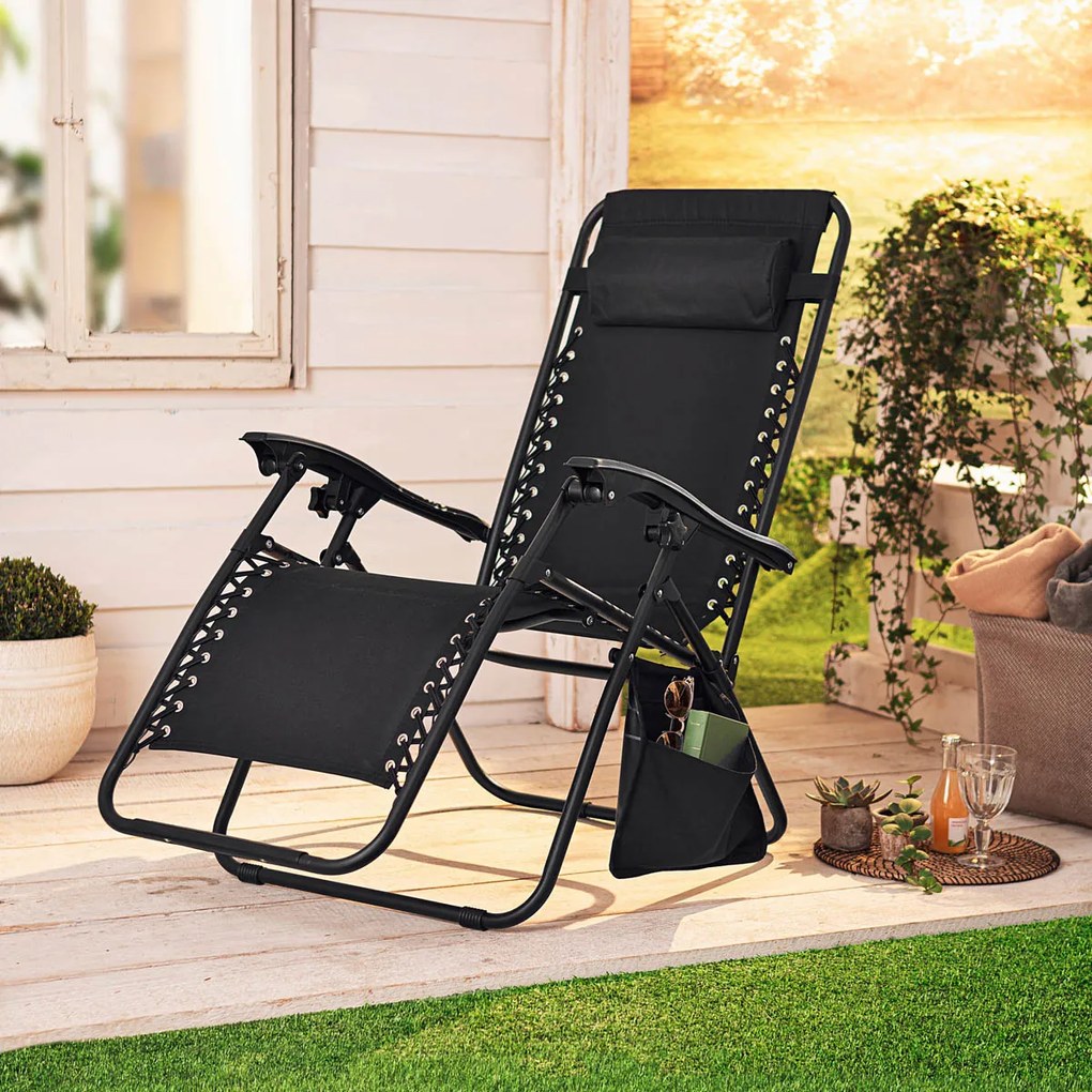 Polohovateľné záhradné kreslo Relax