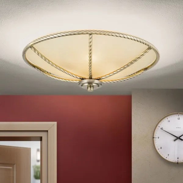 Orion - Stropné svietidlo MAURO 3xE27/60W/230V, priemer 42 cm, bronz