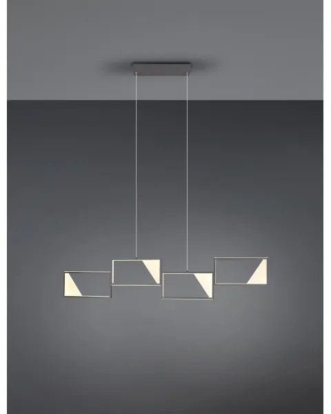Trio - LED Stmievateľný luster na lanku CAFU 4xLED/7W/230V