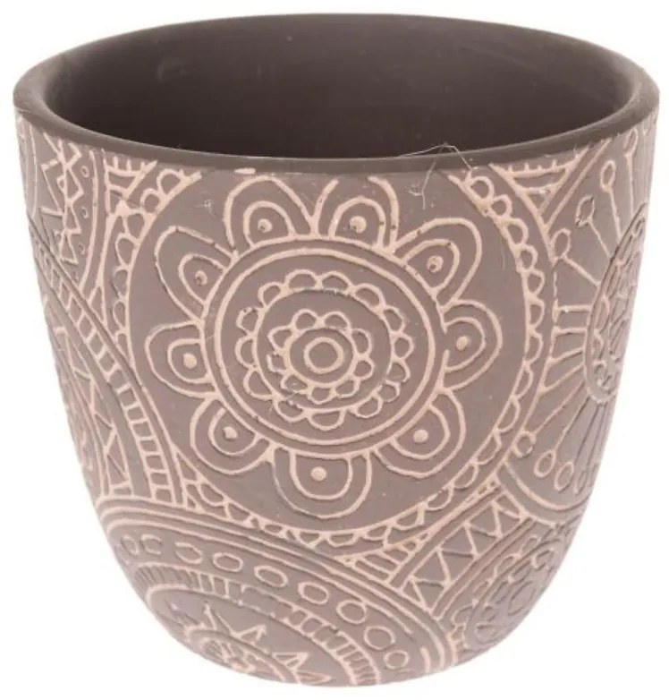 Keramický obal na kvetináč BK6137