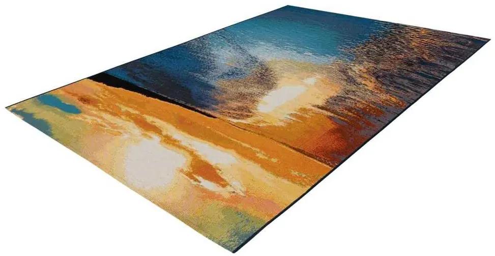 Lalee Kusový koberec Summer 302 Blue Rozmer koberca: 120 x 170 cm