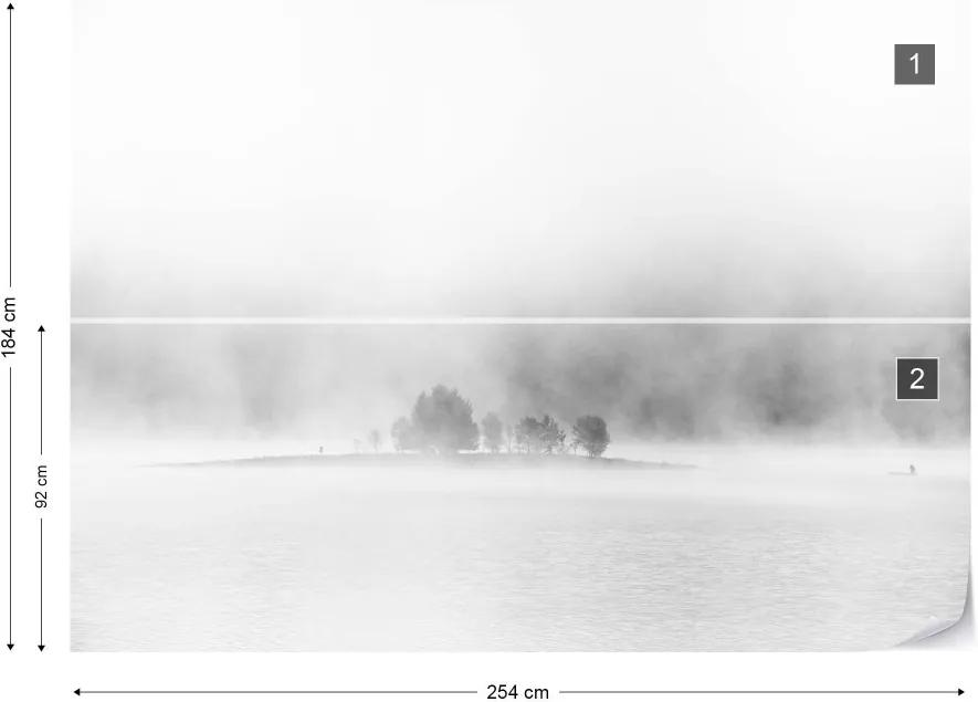 Fototapeta GLIX - White Lake + lepidlo ZADARMO Vliesová tapeta  - 254x184 cm