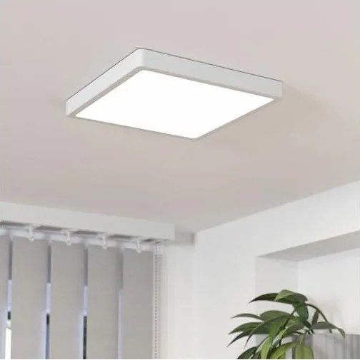 Eglo 78808 - LED Stropné svietidlo FUEVA LED/20,5W/230V 28,5x28,5 cm biela