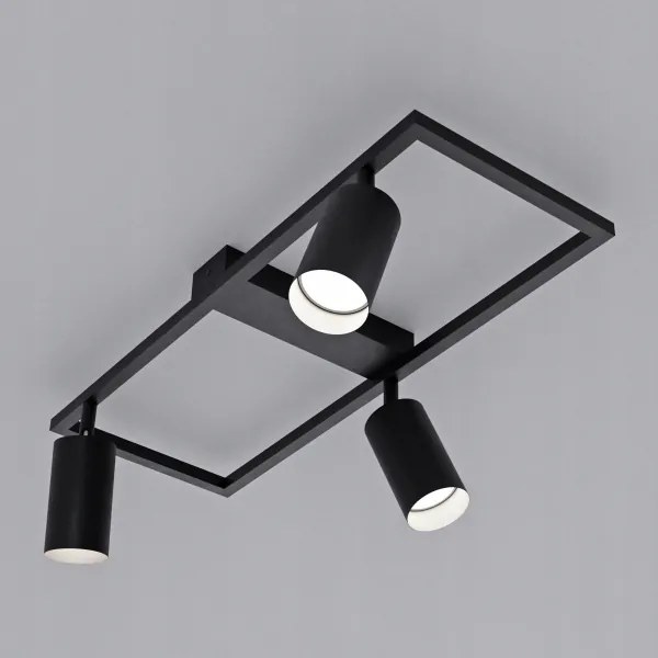 Bodové svietidlo 3xGU10/30W/230V čierne