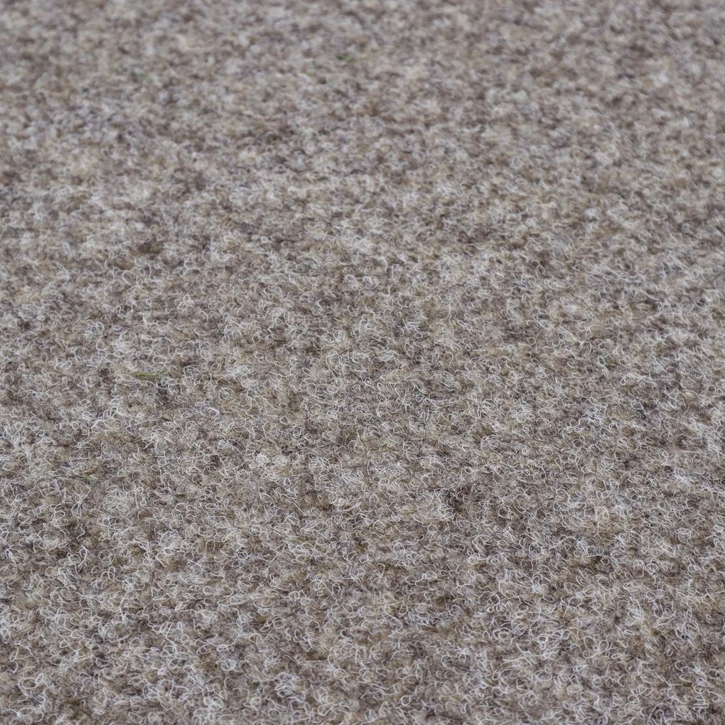 Vebe, Metrážny koberec Santana 12 piesková s podkladom resine, záťažový, na mieru, šíře 4m, béžová, resine, chodba / predsieň