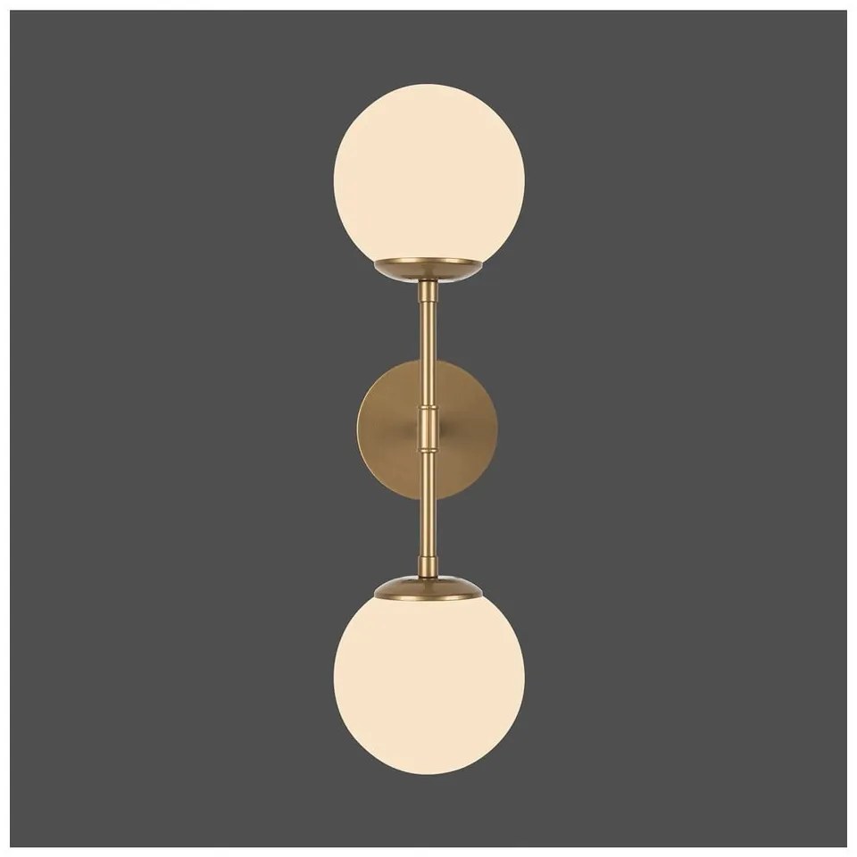 Nástenné svietidlo v zlatej farbe Squid Lighting Kruva, dĺžka 58 cm