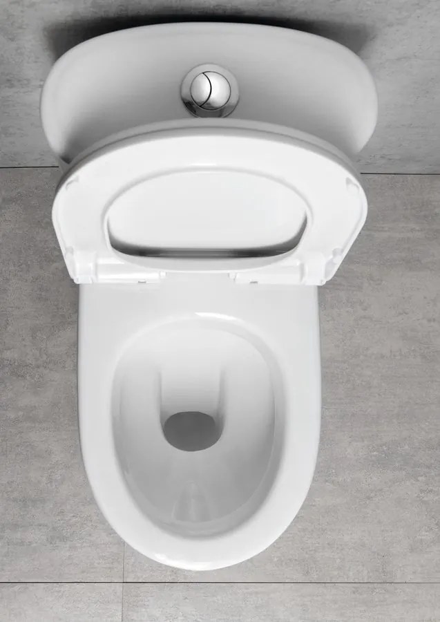 Aqualine Aqualine, PETIT detské WC kombi, zadný/spodný odpad, biela, PT520