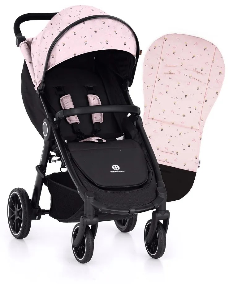 PETITE&MARS kočík Street+ RWS black limited 100 tenderness complete