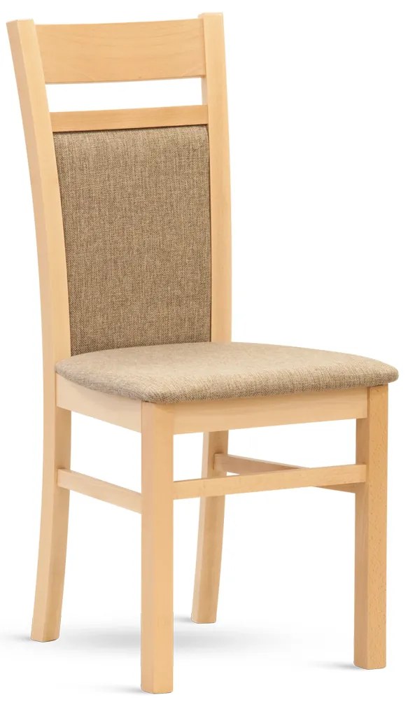 Stima jedálenská stolička VITO Vyberte odtieň dreva / látky ->: Tmavo hnedá / BOSS Camel v.7