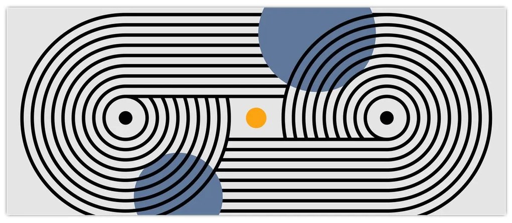 Obraz - Minimalistická abstrakcia N⁰3 (120x50 cm)