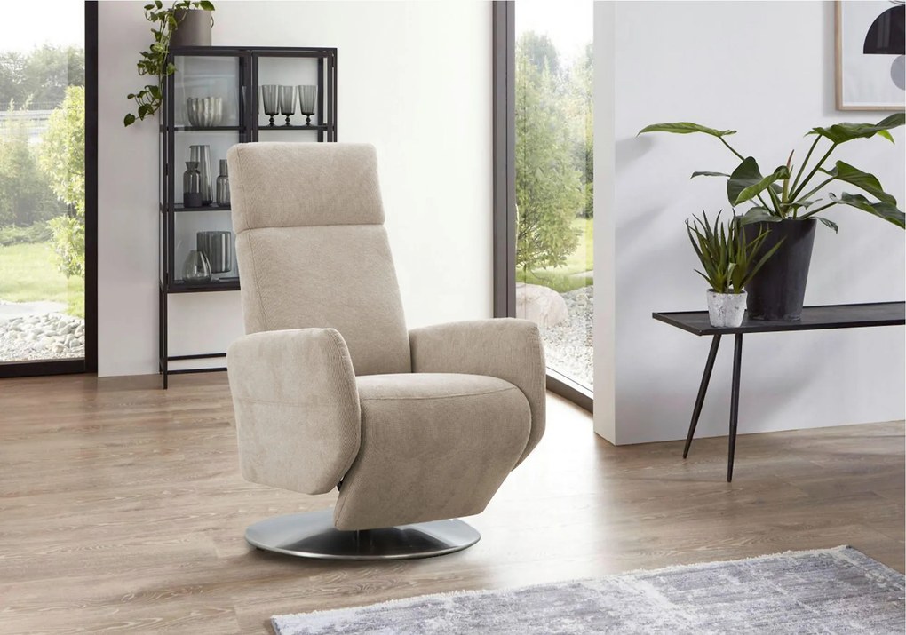 XXXLutz RELAXAČNÉ KRESLO, textil, bahenná hnedá Sit & More - Online Only obývacie izby - 000144006204