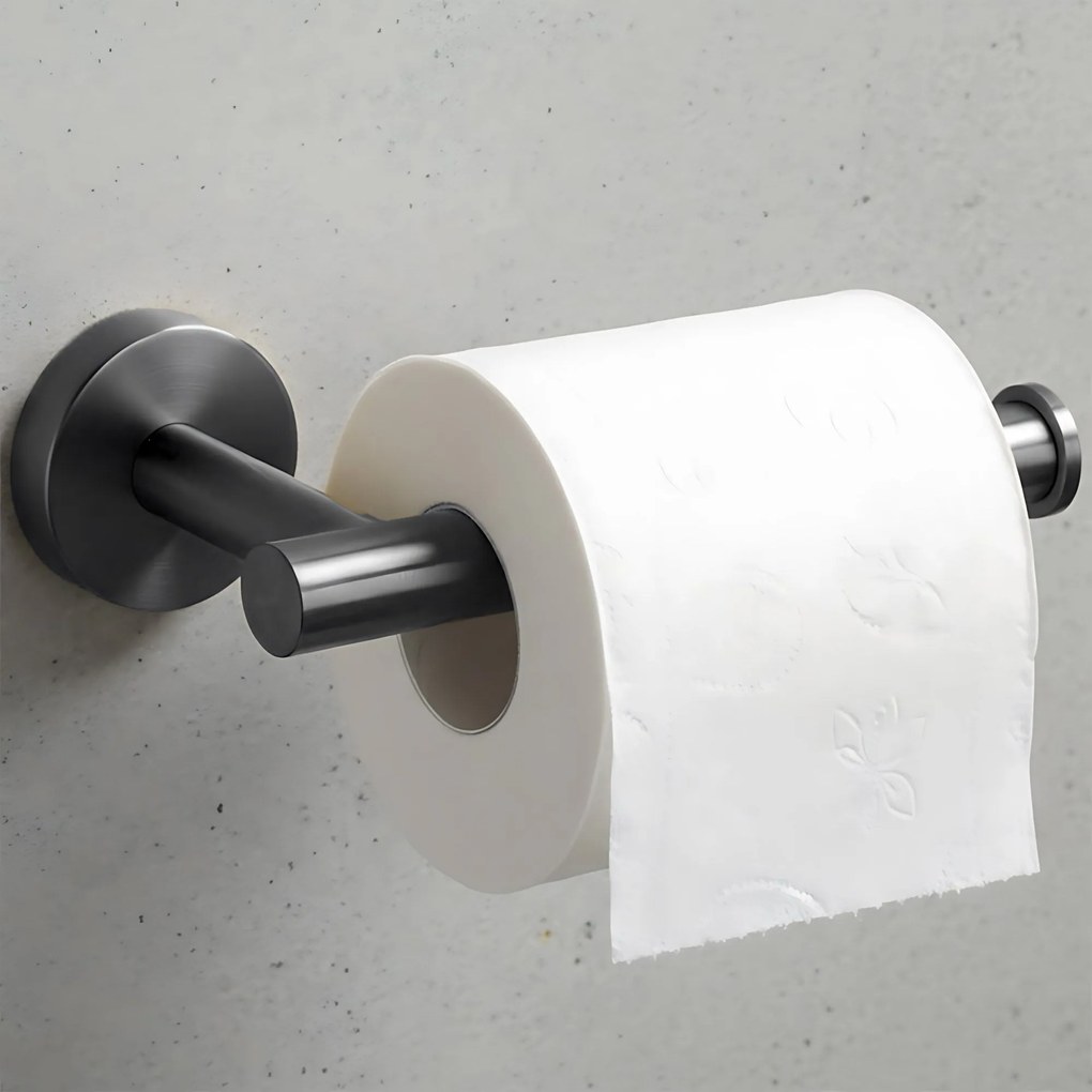 Rea Ari, sada kúpeľňových doplnkov 4 ks, grafitová, REA-06601