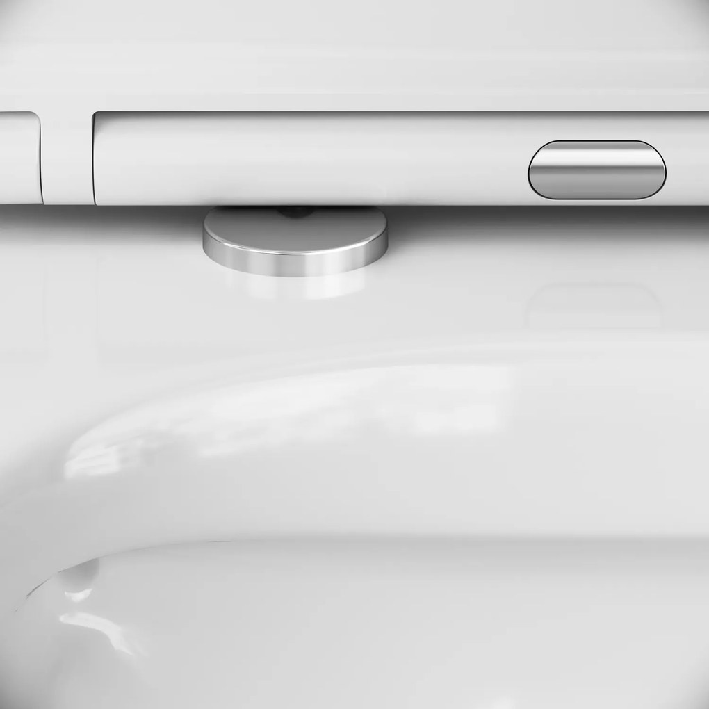 Závesné WC AM.PM Hit CTA1700SC bezokrajové, so sedadlom Microlift, biele