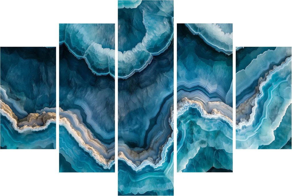 Obraz - Akvamarín detail (150x105 cm)