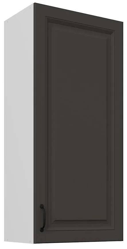 Skrinka do kuchyne Stilo grafit matná/biely 50G-108 1F