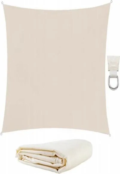 Tieniaca plachta obdĺžnik 4 x 5 m 10192 béžová