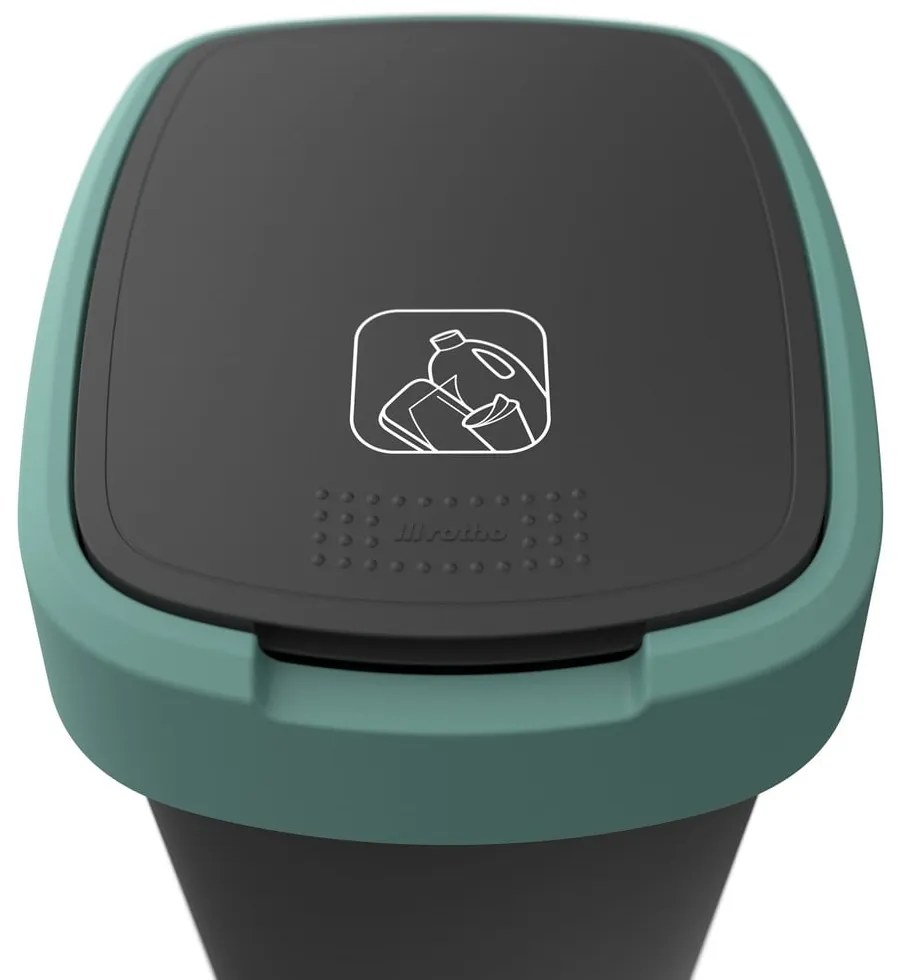 Odpadkový kôš z recyklovaného plastu 25 l Twist - Rotho