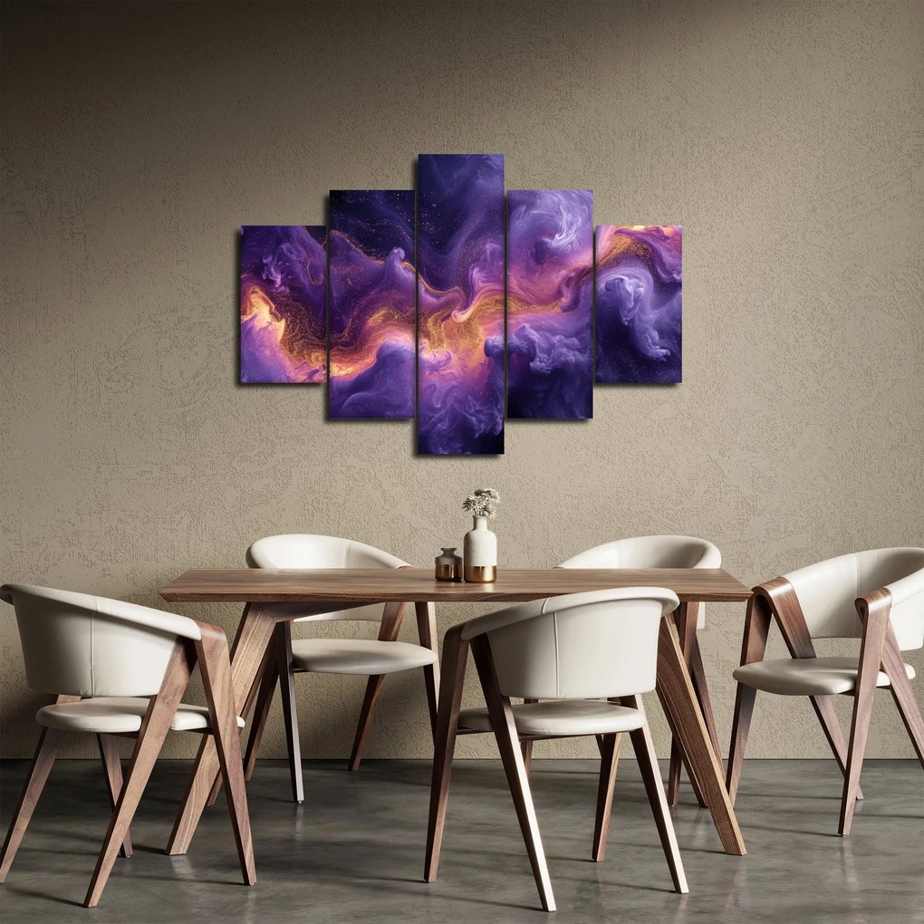 Obraz - Fialová hmlovina (150x105 cm)