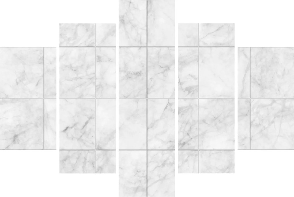 Obraz - Mramorové dlaždice (150x105 cm)