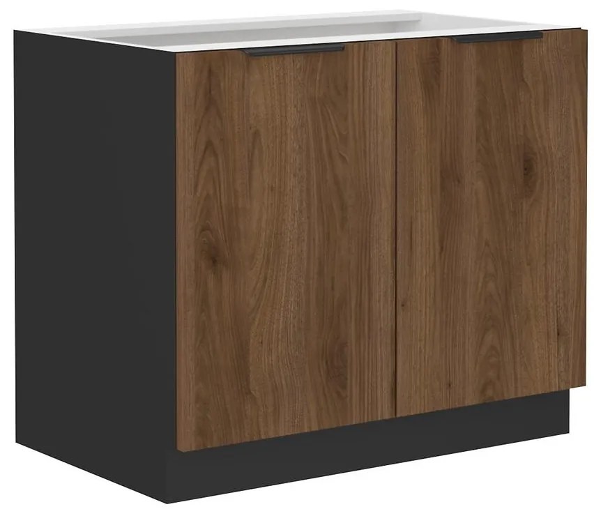 Kuchynská skrinka Monza orech okapi 80d 2f bb