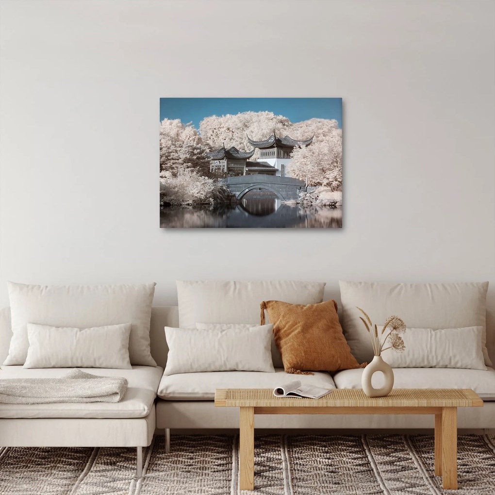 Obraz - Rozkvitnuté stromy v Ázii (70x50 cm)