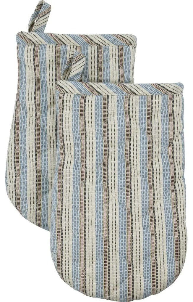 House Doctor Chňapka Glove Chef Blue/Sand – set 2 ks