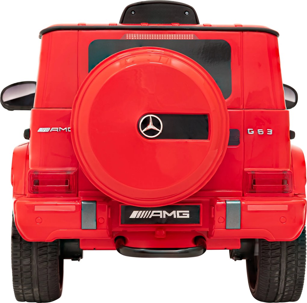 Ramiz Elektrické auto Mercedes AMG G63 pre deti červené + diaľkové ovládanie