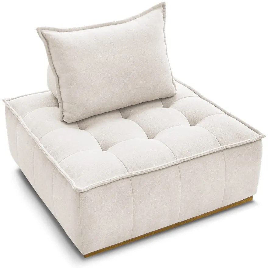 Biele ženilkové kreslo Elisa – Bobochic Paris